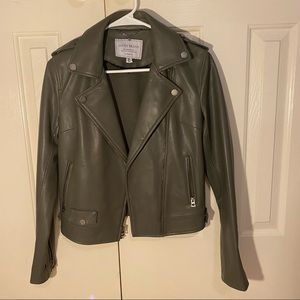 Lucky Brand Women’s Leather Biker Jacket